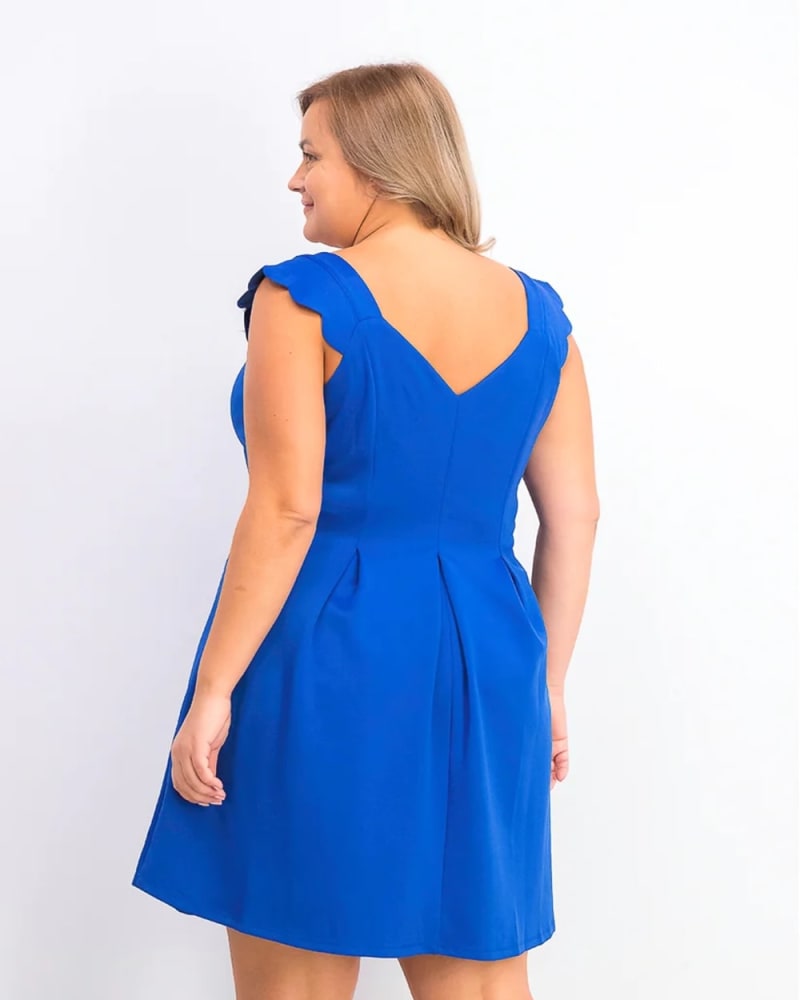 Monteau top blue dress